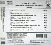 CD - Johann Strauss Jr. - Famous Waltzes, Polkas, Marches And Overtures, Volume 4
