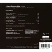 CD - Rosenmüller - Beatus Vir? Motets & Sonates - Digipak