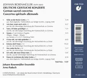 CD - Rosenmüller - Deutsche Geistliche Konzerte = German Sacred Concertos - Digipak