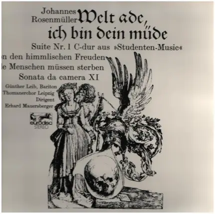Johann Rosenmüller - Welt Ade, Icn Bin Dein Müde