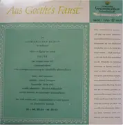 7inch Vinyl Single - Johann Wolfgang von Goethe - Aus Goethe's Faust · Erster Teil - Mono