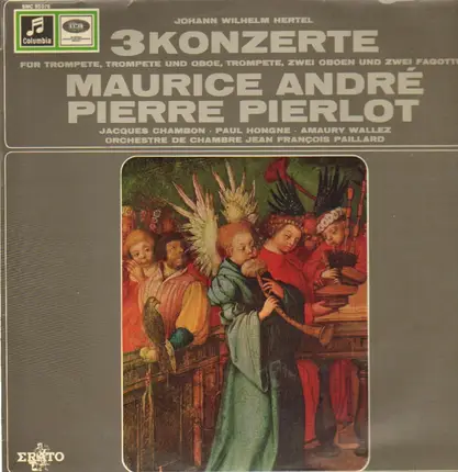 Johann Wilhelm Hertel - 3 Konzerte, Maurice Andre, Pierre Pierlot
