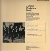 LP - J. Christian Bach - Collegium Aureum - Drei Londoner Sinfonien - gatefold sleeve