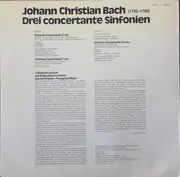 LP - Johann Christian Bach - Drei Concertante Sinfonien