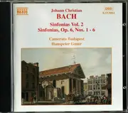 CD - Johann Christian Bach - Sinfonias Vol. 2 [Sinfonias, Op. 6, Nos. 1 - 6]