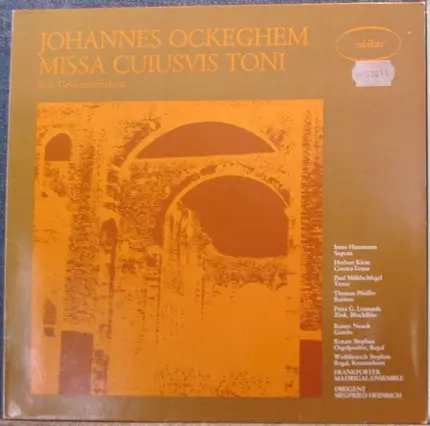 Johannes Ockeghem - Missa Cuiusvis Toni