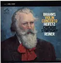 LP - Johannes Brahms - Jascha Heifetz / Reiner - Violin Concerto - 180gr, shaded dog label