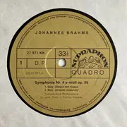 LP - Brahms - Vierte Symphonie E-moll Op. 98