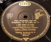 LP - Johannes Brahms - The London Philharmonic Orchestra , Wilhelm Furtwängler - Symphonie Nr. 2 D-dur, Op. 73 - FFRR