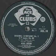LP - Johannes Brahms - Wiener Philharmoniker , Karl Böhm - Third Symphony