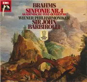 LP - Johannes Brahms - Wiener Philharmoniker , Sir John Barbirolli - Sinfonie Nr.4 E-Moll Op.98 - Akademische Festouvertüre Op.80