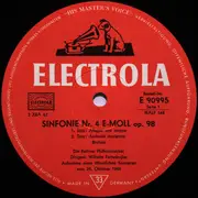 LP - Brahms - 4 (Sinfonie Nr. 4 E-moll Op. 98)