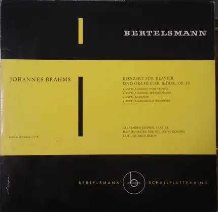 Brahms - Konzert Für Klavier Und Orchester B-Dur, Op. 83