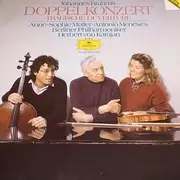 LP - Johannes Brahms / Anne-Sophie Mutter, Antonio Meneses, Berliner Philh., Kara - Doppelkonzert