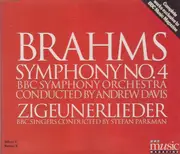 CD - Johannes Brahms - BBC Symphony Orchestra Conducted By Andrew Davis , BBC Singers Conducted By Stefa - Symphony No. 4 / Zigeunerlieder