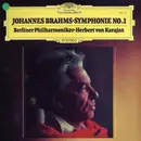 LP - Johannes Brahms - Berliner Philharmoniker , Herbert von Karajan - Symphonie No .1