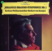 LP - Johannes Brahms - Berliner Philharmoniker , Herbert von Karajan - Symphonie No .1