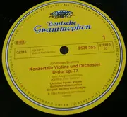 LP - Brahms - Violinkonzert D-Dur