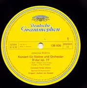 LP - Brahms - Violinkonzert In D-Dur