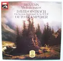 LP - Johannes Brahms - David Oistrach , Otto Klemperer , Orchestre National De la R.T.F. - Violinkonzert