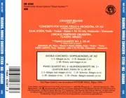 CD - Brahms - Double Concerto · Piano Quartet, Op. 60