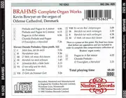 CD - Brahms / Kevin Bowyer - Complete Organ Works