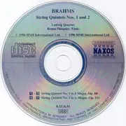 CD - Johannes Brahms - Quatuor Ludwig - String Quintets Nos. 1 And 2