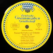 LP - Brahms / Ferras / Karajan - Konzert Für Violine Und Orchester D-Dur - RCA Red Seal / Mono