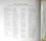 LP - Johannes Brahms ‧ Dietrich Fischer-Dieskau ‧ Karl Engel - Von Ewiger Liebe - Liebeslyrik
