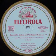 LP - Brahms - Violinkonzert D-dur Op.77