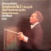 LP - Brahms - Symphonie Nr. 3, F-Dur Op. 90 - Haydn-Variationen, Op. 56 a