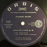 LP - Brahms - IV. Sinfonie E-moll
