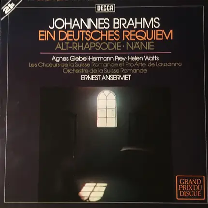 Brahms - Ein Deutsches Requiem / Nänie / Alt-Rhapsodie