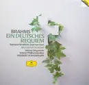 Double LP - Johannes Brahms , Anton Bruckner - Herbert Von Karajan - Ein Deutsches Requiem / Te Deum