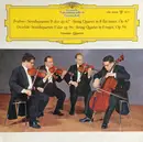 LP - Brahms, Dvorák, Amadeus-Quartett - Brahms: The String Quartets - Dvorak: String Quartet 'American' - Mono, tulip rim