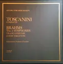 LP-Box - Johannes Brahms , Arturo Toscanini , The London Philharmonic Orchestra - Toscanini Conducts Brahms: The 4 Symphonies, Tragic Overture, Haydn Variations - Hardcover Box