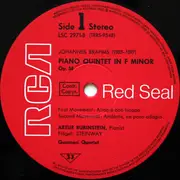LP - Johannes Brahms - Klavier-Quintett F-moll, Op. 34