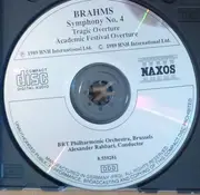 CD - Johannes Brahms , Belgian Radio And Television Philharmonic Orchestra , Alexander Rahbari - Symphony No. 4; Academic Festival Overture; Tragic Overture