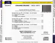 CD - Brahms - The Violin Sonatas Op. 78, 100 & 108