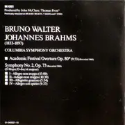 CD - Brahms - Symphony No. 2 / Academic Festival Overture