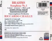 CD - Brahms - Symphony No. 1 • Academic Festival Overture
