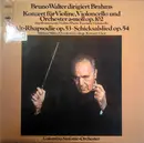 LP - Johannes Brahms , Columbia Symphony Orchestra , Conducted by Bruno Walter - Bruno Walter Dirigiert Brahms