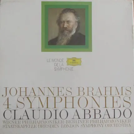 Johannes Brahms , Claudio Abbado , Wiener Philharmoniker , Berliner Philharmoniker , Staatskapelle - 4 Symphonies