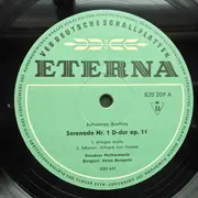 LP - Brahms - Serenade Nr. 1 D-dur Opus 11 - Sea Green Labels