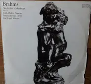 Johannes Brahms , Edith Mathis , Peter Schreier , Karl Engel - Deutsche Volkslieder - Heft 1-3