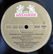 LP - Brahms / Grieg / Mahler - Orchesterlieder