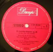 Double LP - Brahms - Ein Deutsches Requiem Op.45 - Fest-Und Gedenksprüche Op.109