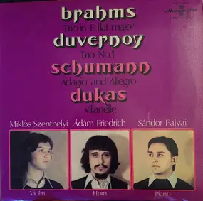 Johannes Brahms - Trio In E Flat Major / Trio No. 1 / Adagio And Allegro / Villanelle