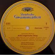 LP - Johannes Brahms , Herbert von Karajan , Berliner Philharmoniker - 8 Ungarische Tänze; Haydn-Variationen - Original Insert
