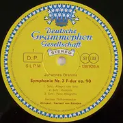 LP - Johannes Brahms , Herbert von Karajan , Berliner Philharmoniker - Symphonie Nr. 3  F-dur op. 90 • Haydn-Variationen op. 56a - tulip rim